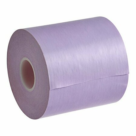 MAXSTICK PlusD 3 1/8'' x 170' Violet Diamond Adhesive Thermal Linerless Sticky Label Paper Roll, 12PK 105318170PDV